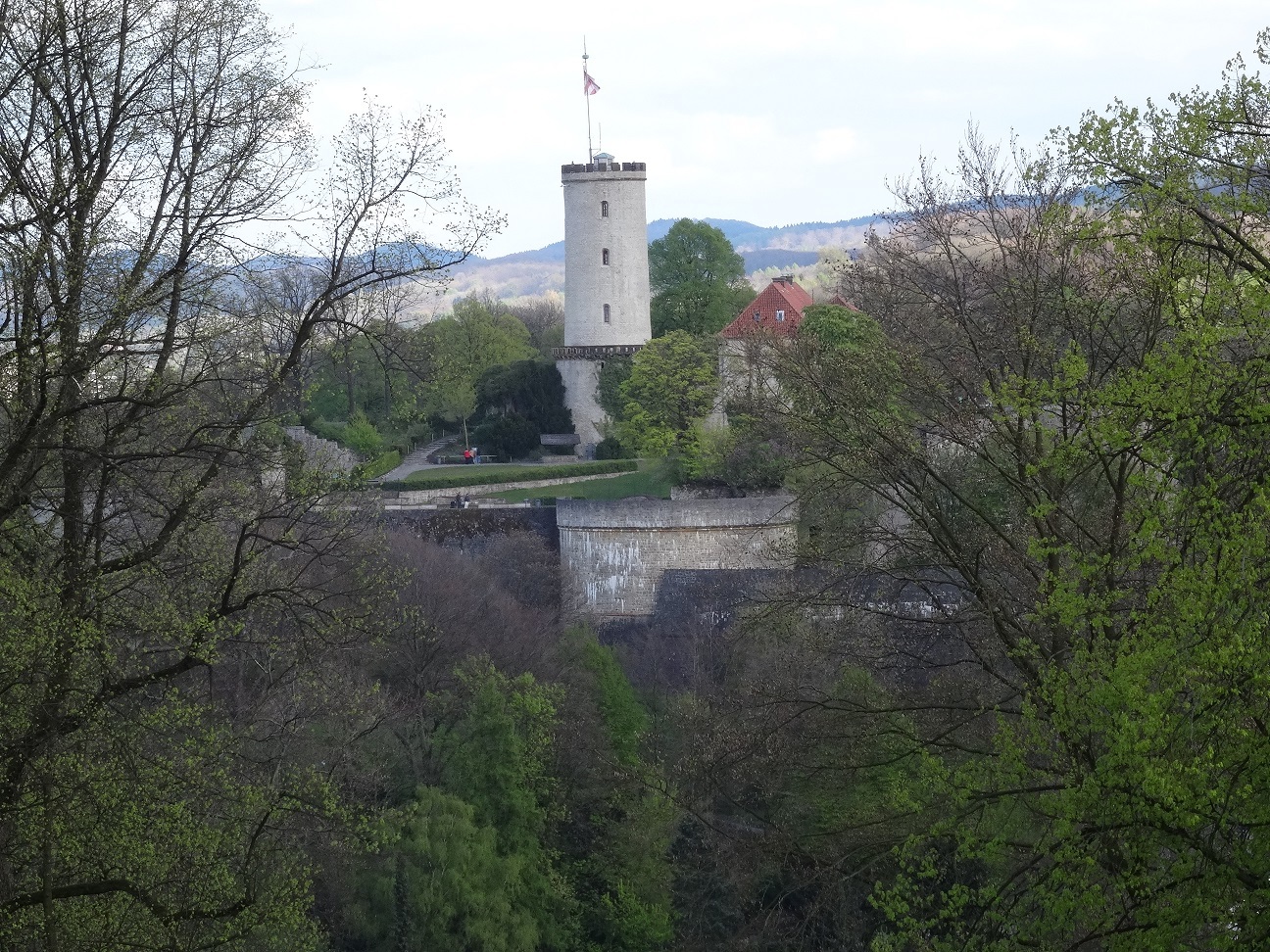 Blick vom Johannisberg zur Sparrenburg
