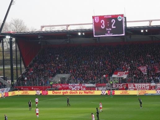 Enttäuschender Endstand - wieder mal verloren